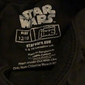 Star Wars One Pieces - EUC Star Wars Onesie Star Wars One Pieces - EUC Star Wars Onesie